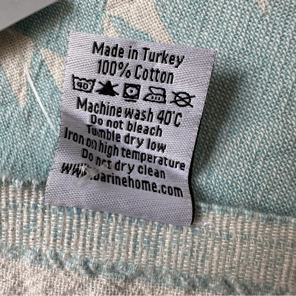 Kilim Pestamal 100% Cotton Turkish towel color mint - Picture 5 of 5